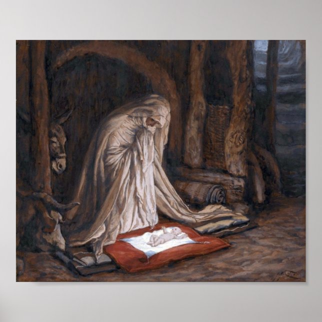 James Tissots "Vår Herre Jesus Kristus födelse" Poster (Framsidan)