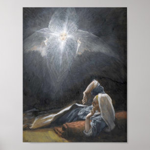 James Tissots "visionen av St Joseph" affisch