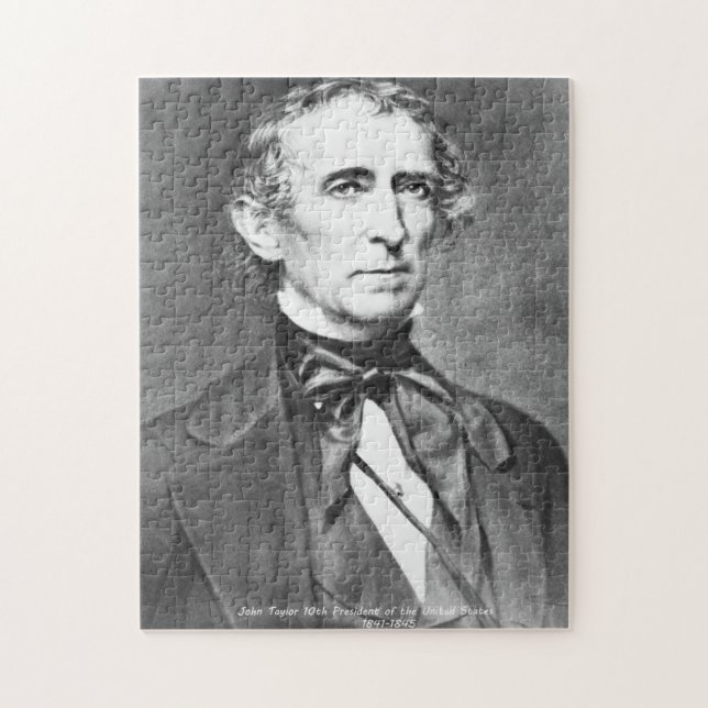 James Tyler 10:e presidenten av Amerika. Pussel (Vertikal)