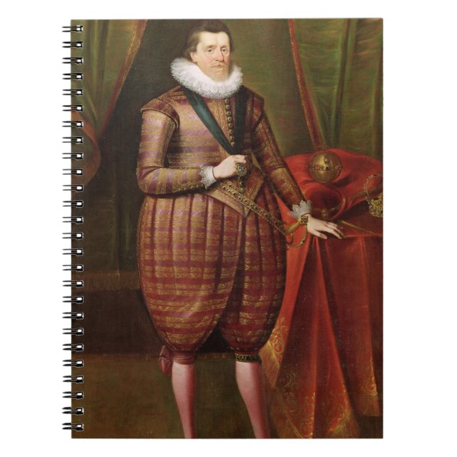 James VI av Skottland och I av England Anteckningsbok (Framsidan)