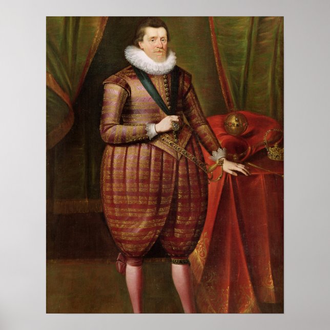 James VI of Scotland and I of England (1566-1625), Poster (Framsidan)