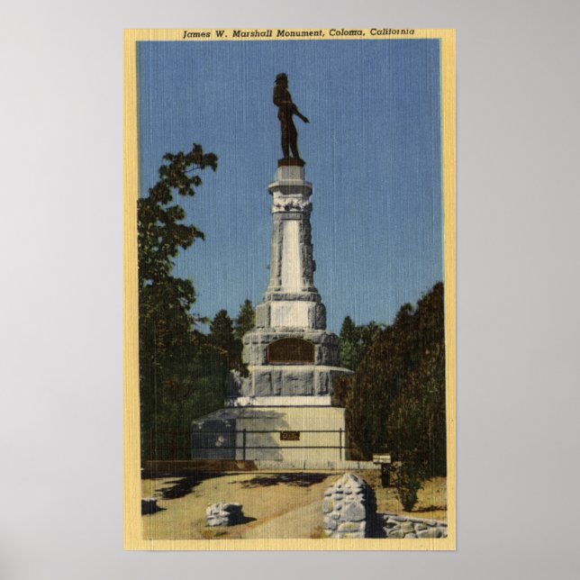 James W. Marshall Monument View nr 2 Poster (Framsidan)