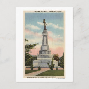 James W. Marshall Monument Vy # 1 Vykort