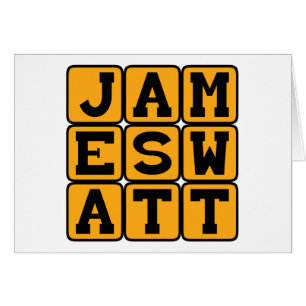 James Watt, skotsk uppfinnare Hälsningskort