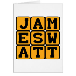 James Watt, skotsk uppfinnare Hälsningskort