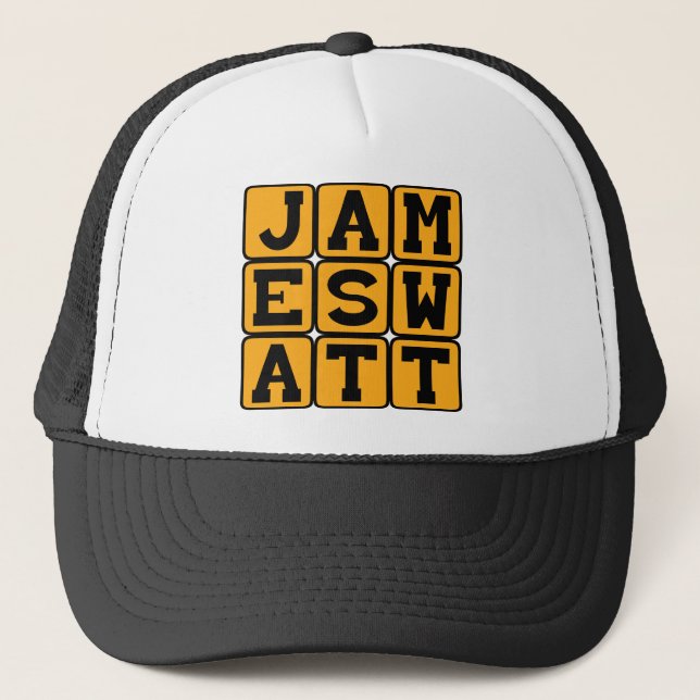 James Watt, skotsk uppfinnare Truckerkeps (Framsida)