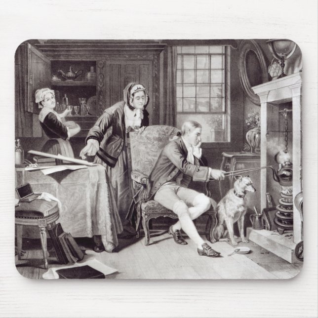 James watt som leker med ånga musmatta (Framsidan)