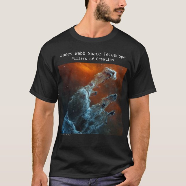 James Webb Pillars of Creation T-Shirt (Framsida)