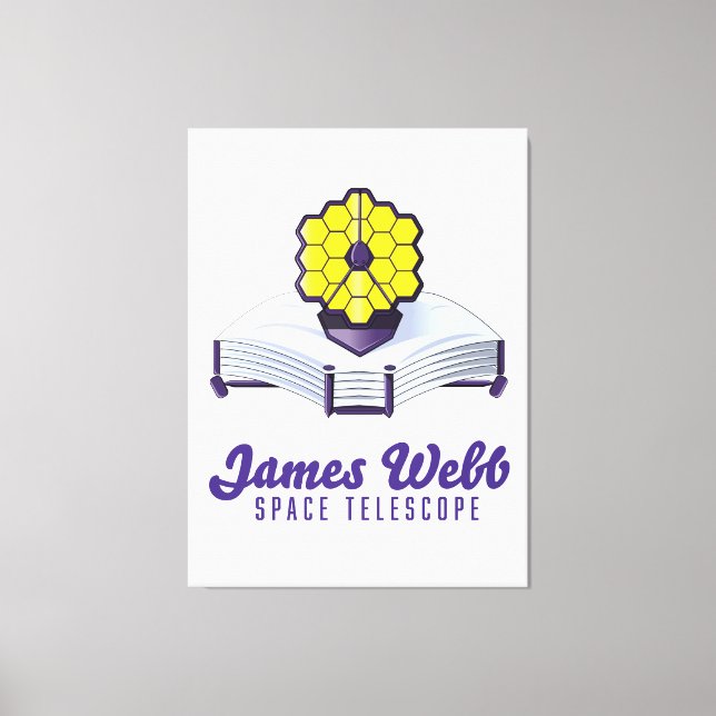James Webb-rymdteleskopet. Canvastryck (Framsida)