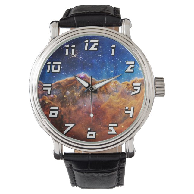 James Webb-rymdteleskopet Carina-nebulosan Armbandsur (Framsida)