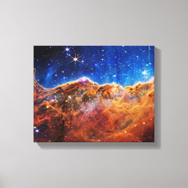 James Webb-rymdteleskopet Carina-nebulosan Canvastryck (Framsida)
