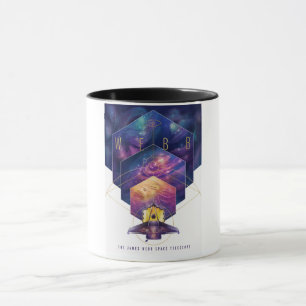 James Webb-rymdteleskopet Illustrationskonst Mugg