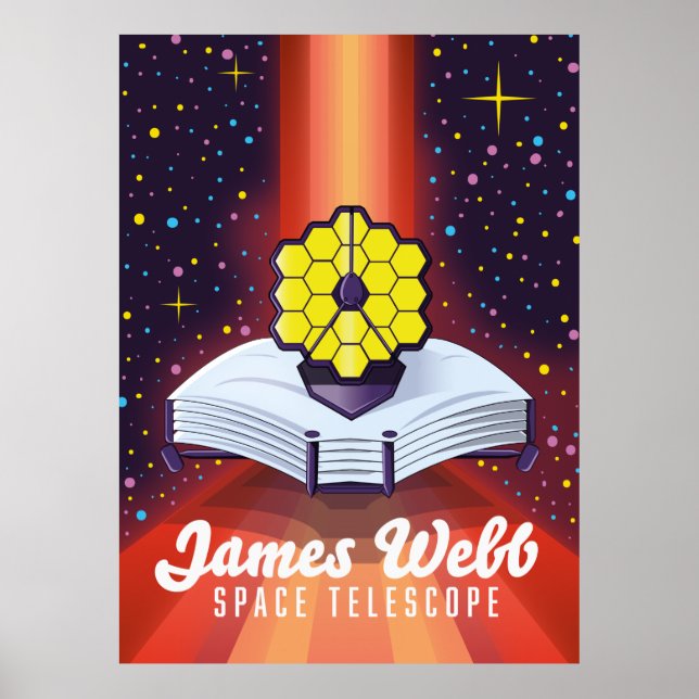 James Webb-rymdteleskopet. Poster (Framsidan)