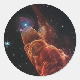 James Webb Space Telescope Cosmic Tornado Runt Klistermärke