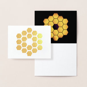 James Webb Space Telescope Gold Foil Card Folierat Kort