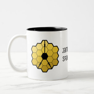 James Webb Space Telescope Gult Mirro Anpassningsb Två-Tonad Mugg