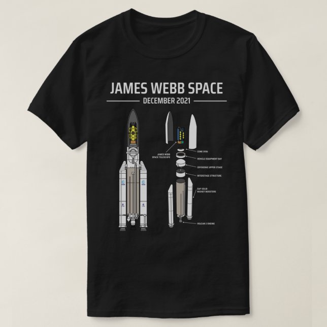 James Webb Space Telescope - JWST (1) T Shirt (Design framsida)