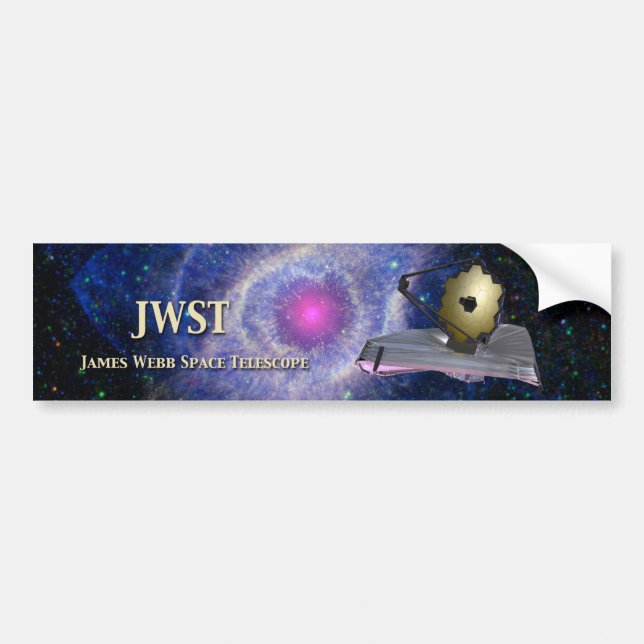 James Webb Space Telescope JWST Bildekal (Framsidan)