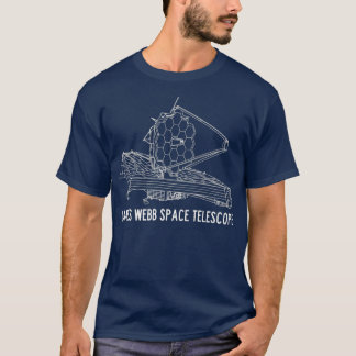 James Webb Space Telescope JWST Blueprint T Shirt