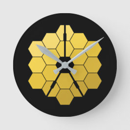 James Webb Space Telescope (JWST) Golden Mirror Th Rund Klocka