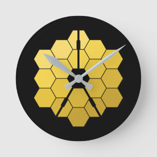 James Webb Space Telescope (JWST) Golden Mirror Th Rund Klocka