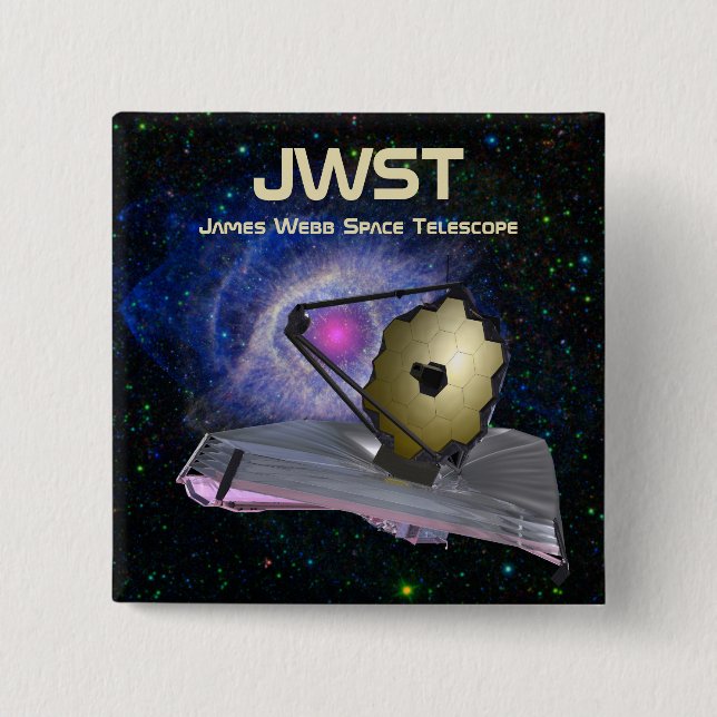 James Webb Space Telescope JWST Knapp (Framsida)