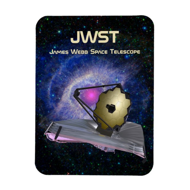 James Webb Space Telescope JWST Magnet (Vertikal)