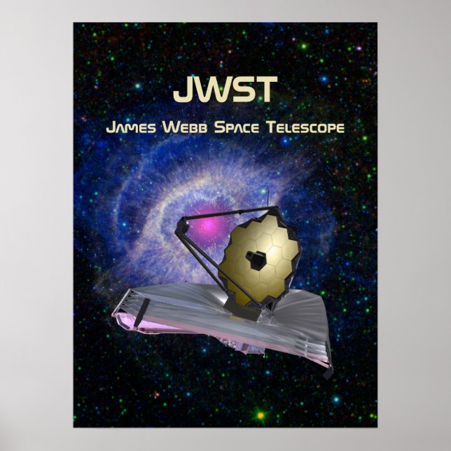 James Webb Space Telescope JWST Poster (Framsidan)