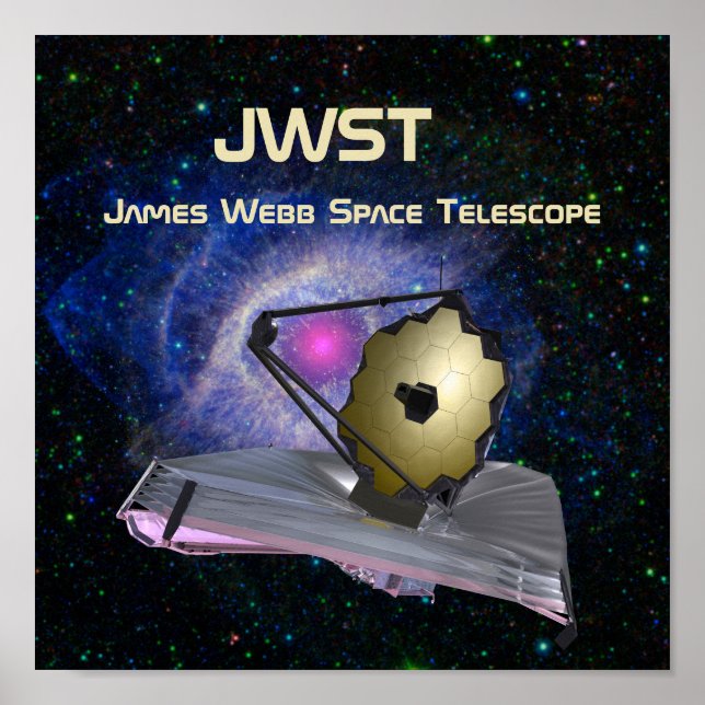 James Webb Space Telescope JWST Poster (Framsidan)