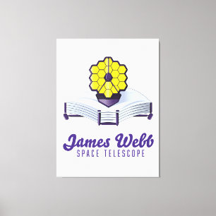James Webb Space Telescope. Kanvastryck