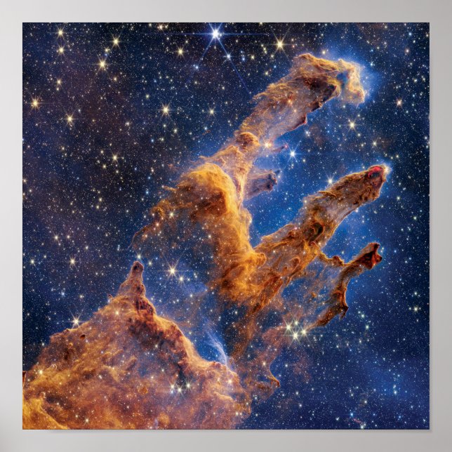 James Webb Space Telescope Pillars of Creation Poster (Framsidan)