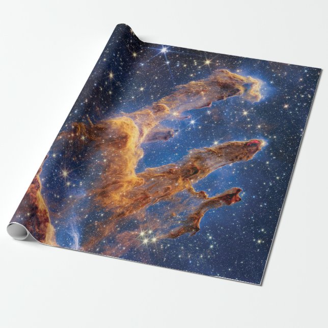 James Webb Space Telescope Pillars of Creation Presentpapper (Utrullad)