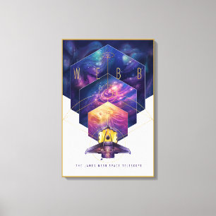 James Webb Space Telescope Poster. Canvastryck