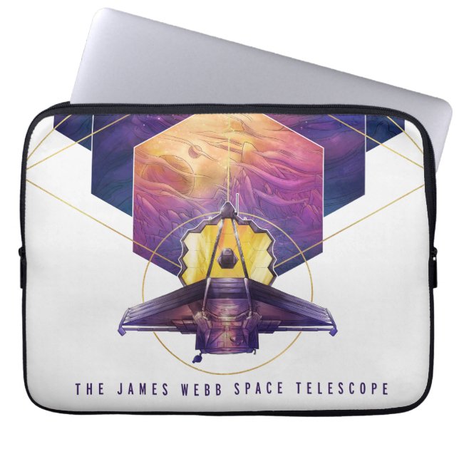James Webb Space Telescope Poster. Laptop Fodral (Framsidan)