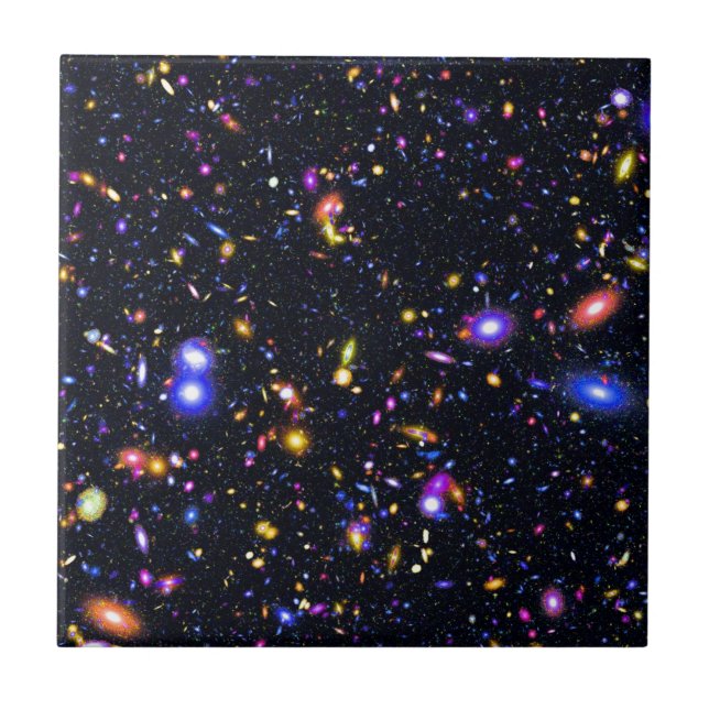 James Webb Space Telescope Simulation - Pop Art Kakelplatta (Framsidan)