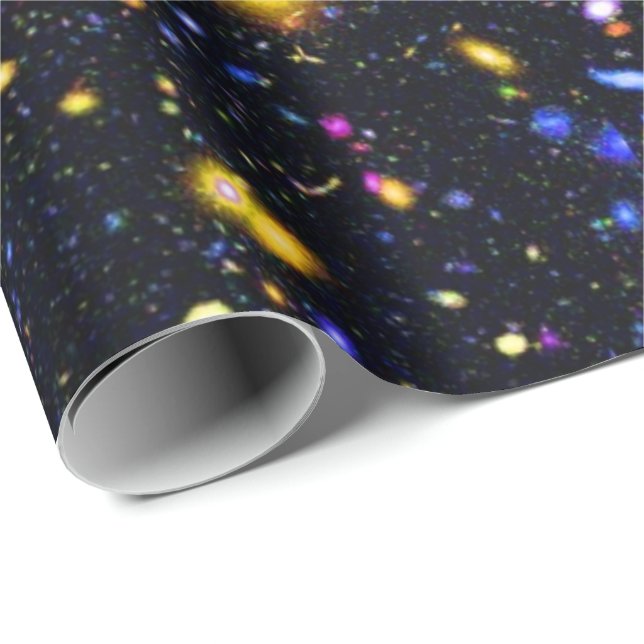 James Webb Space Telescope-simulering - Popkonst Presentpapper (Rullad Hörn)