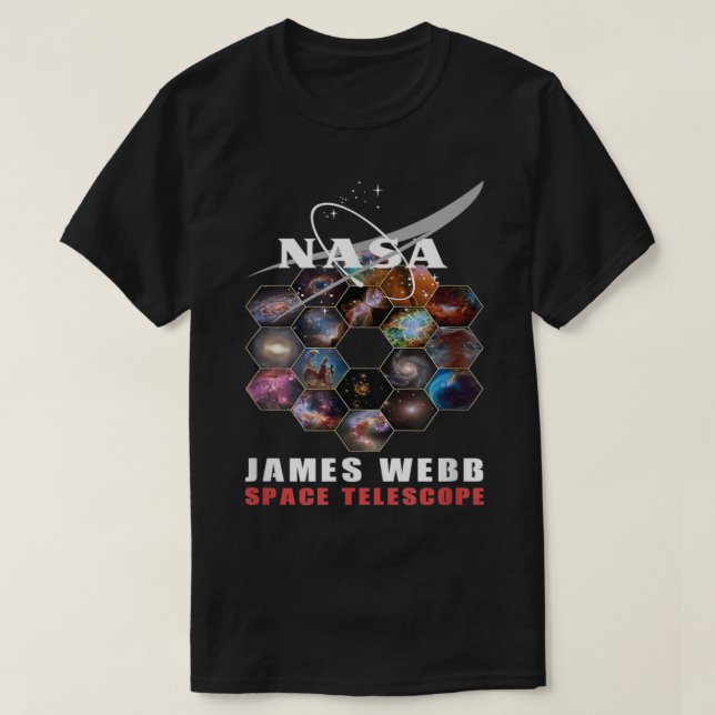 James Webb Space Telescope  The JWST Exploration   T Shirt (Design framsida)