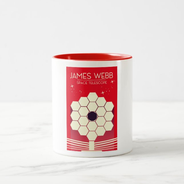 james webb space telescope, Två-Tonad mugg (Center)