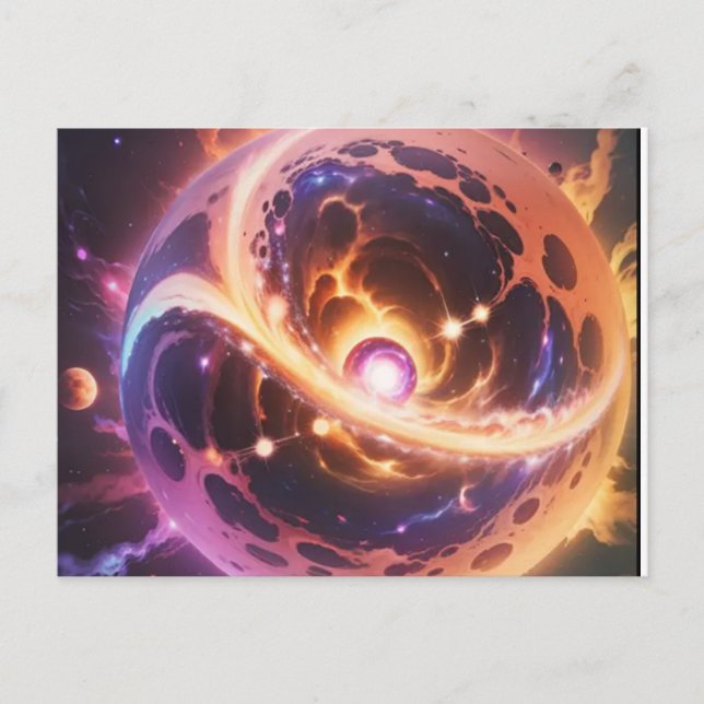 james webb space telescope, vykort (Framsida)