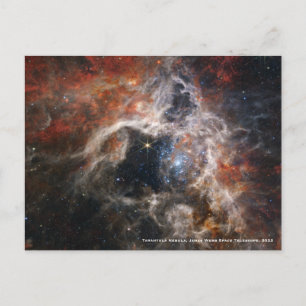James Webb Tarantula Nebula Hi-Res Image 2022 Vykort