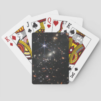 James Webb Telescope Deep Fält Stars och Galaxies Casinokort