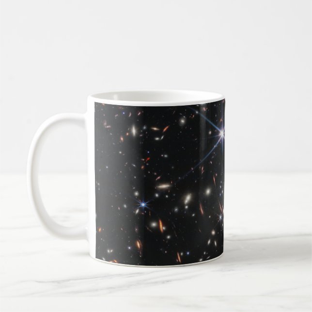 James Webbs första djupfält av universum Kaffemugg (Vänster)