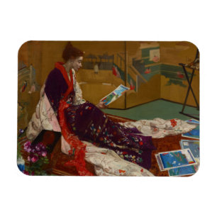 James Whistler - Caprice i Lila och Guld Magnet