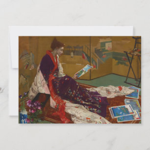 James Whistler - Caprice i Lila och Guld Tack Kort