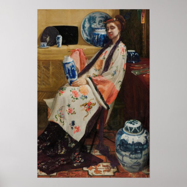 James Whistler - Lange Leizen från de sex märkena Poster (Framsidan)