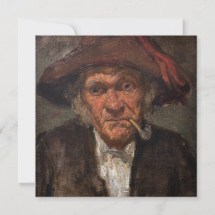 James Whistler - Man Smoking a Pipe Tack Kort