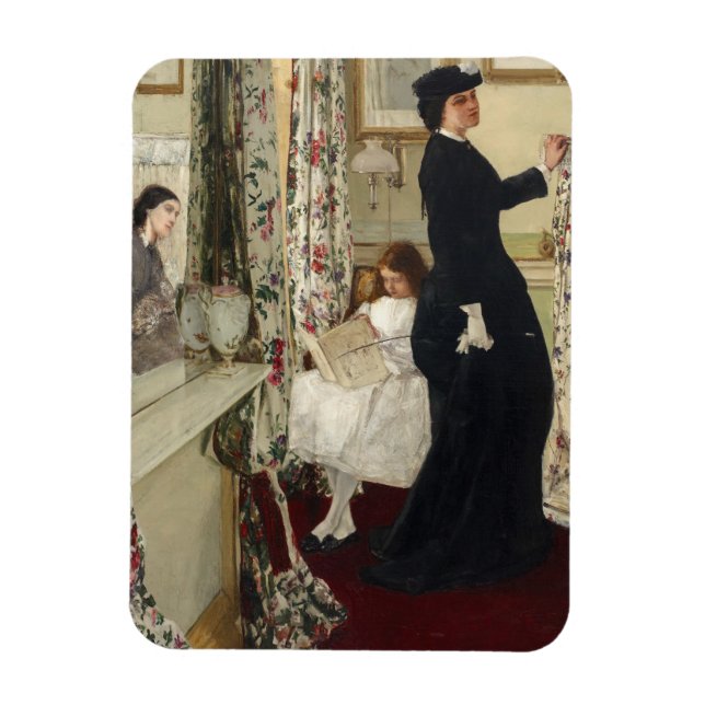 James Whistler - Music Room Magnet (Vertikal)