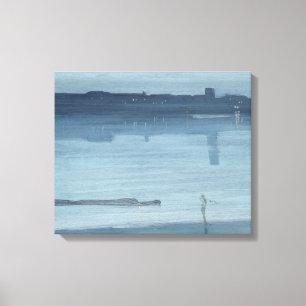 James Whistler - Nocturne: Chelsea Canvastryck