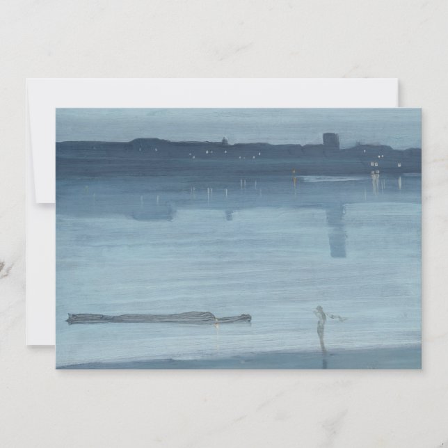 James Whistler - Nocturne: Chelsea Tack Kort (Framsida)
