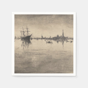 James Whistler-Nocturne från Venedig Pappersservett